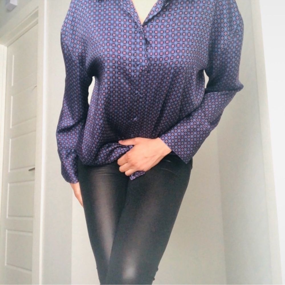 Zara Geometric Print Shirt - Picture 4 of 8